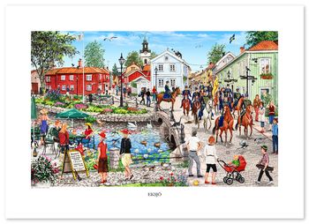 Poster Eksjö 70 x 50 cm