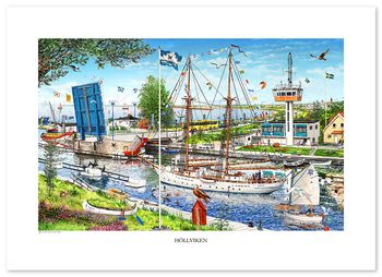 Poster Höllviken 70 x 50 cm
