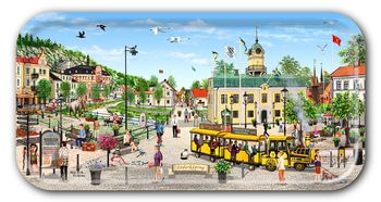 Bricka Söderköping 43 x 22 cm