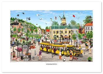 Poster Söderköpingö 70 x 50 cm