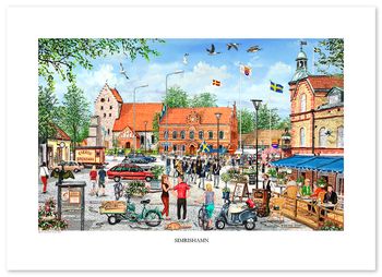 Poster Simrishamn 70 x 50