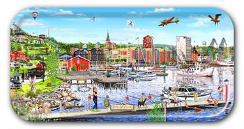 Bricka Örnsköldsvik 43 x 22 cm