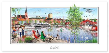 Vykort Luleå