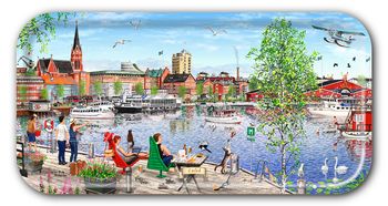 Bricka Luleå 43 x 22 cm