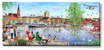 Canvas Luleå 112 x 50 x 2,5 cm.
