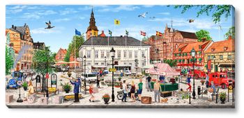 Canvas Ystad 112 x 50 x 2,5 cm.