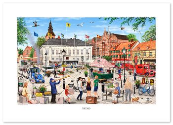 Poster Ystad 70 x 50 cm