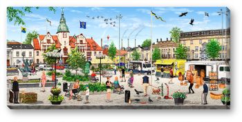 Canvas Karlshamn 64 x 29 x 2 cm.