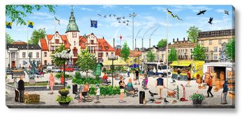 Canvas Karlshamn 112 x 50 x 2,5 cm.
