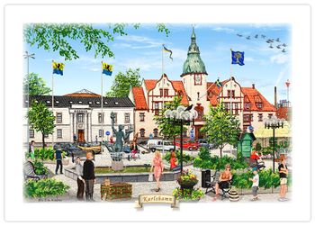 Tallriksunderlägg Karlshamn Vänster