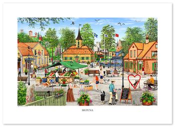 Poster Sigtuna 70 x 50 cm