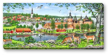 Canvas Mariefred 64 x 29 x 2 cm.