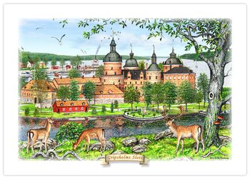 Tallriksunderlägg Mariefred Gripsholm Höger