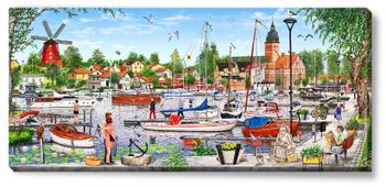 Canvas Strängnäs 112 x 50 x 2,5 cm.