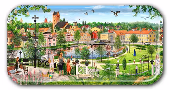 Bricka Torshälla 43 x 22 cm