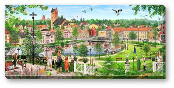 Canvas Torshälla 64 x 29 x 2 cm.