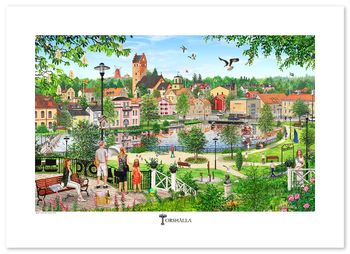 Poster Torshälla 70 x 50 cm