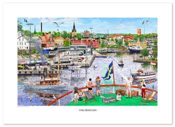 Poster Oskarshamn 70 x 50 cm