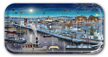 Bricka Vinter Ludvika 43 x22 cm