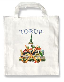 Tygkasse Torup emblem 37,5 x 40 cm bälg