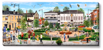 Canvas Nybro 112 x 50 x 2,5 cm.