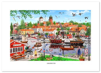 Poster Askersund 70 x 50 cm