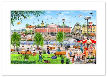 Poster Jönköping 70 x 50 cm