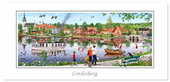 Vykort Lindesberg