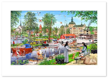 Poster Vadstena 70 x 50 cm