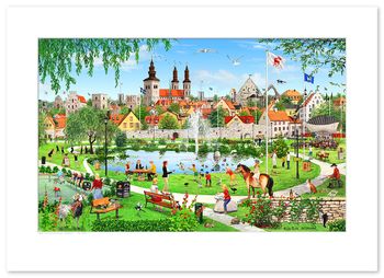 Poster Visby 70 x 50 cm