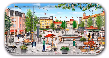 Bricka Kumla 43 x 22 cm