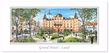 Vykort Lund Grand
