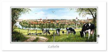 Vykort Laholm Köpingelandet
