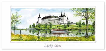 Vykort Lidköping Läckö slott