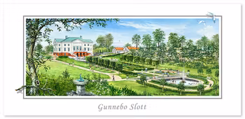 Vykort Mölndal Gunnebo slott