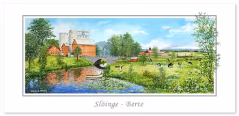 Vykort Falkenberg - Slöinge Berte
