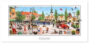 Vykort Tidaholm