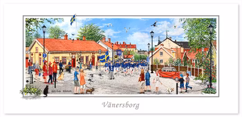 Vykort Vänersborg Dockmuseet