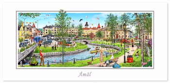 Vykort Åmål