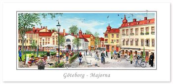 Vykort Göteborg Majorna