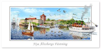 Vykort Göteborg Nya Älvsborg