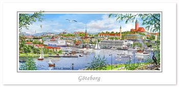 Vykort Göteborg Masthuggsvy