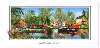 Vykort Hallstahammar