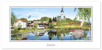 Vykort Sunne