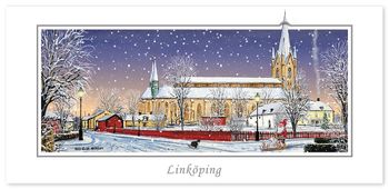 Julkort Linköping Domkyrka