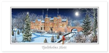 Julkort Kungsbacka Tjolöholm