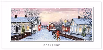 Julkort Borlänge