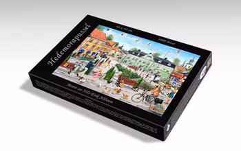 Hedemora pussel 68 x 48 cm. 1000 bitar
