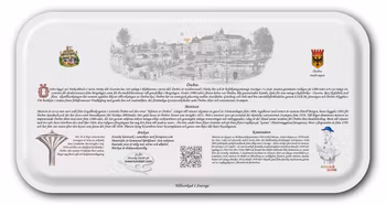 Bricka Örebro 43 x 22 cm