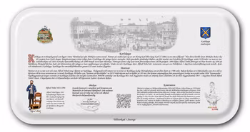 Bricka Karlskogan 43 x 22 cm